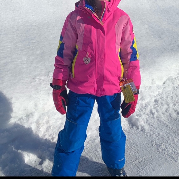 Obermeyer Ski Jacket and Columbia Snow Pants / size 7 - Picture 3 of 9